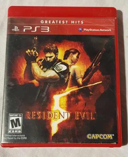 Juego Resident Evil 5 Ps3 Físico Greatest Hits /local