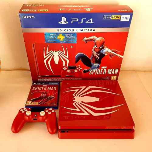 Playstation Ps4 Slim Ed Limitada Incluye Juego Spiderman
