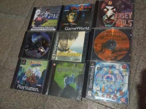 Lote Juegos Ps1 Digimon Syphon Filter Galerians Jersey Devil