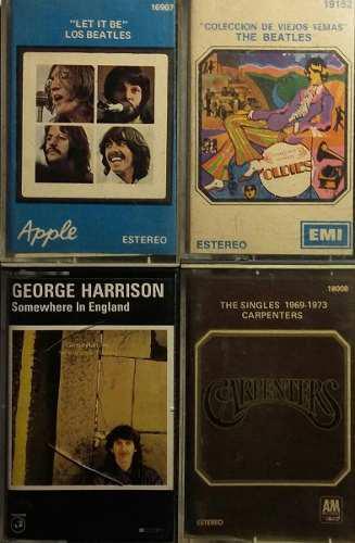 Casete Los Beatles George Harrison The Carpenters Originales