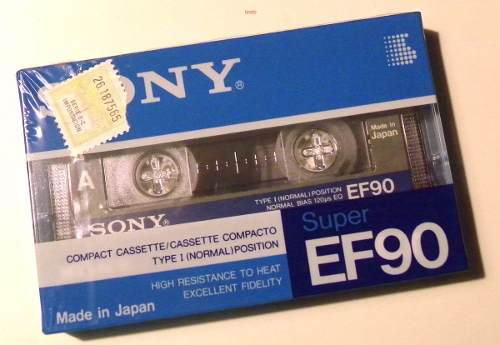 Cassette Virgen Sony Ef90