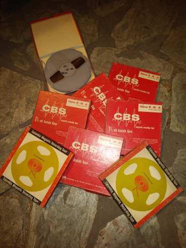 Cinta Magnética Recording Cbs & Columbia (lote X 8)