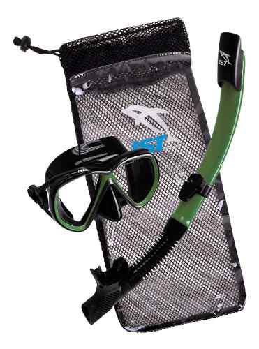 Combo Kit Set Snorkel Adulto Profesional Ist Sports