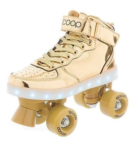 Patines Roller Con Luces Led Talle 34