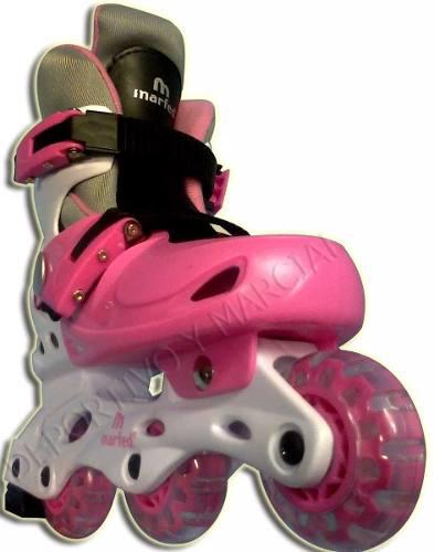 Patines Rollers Extensibles Par Botas Marfed Regulables Luna