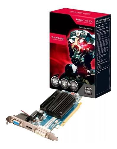 Placa De Video Sapphire Radeon R5 230 2gb Ddr3 Vga Hdmi Dvi