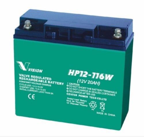 Bateria Vision Hp12 116w Verde 12volts 20ampers (incluye
