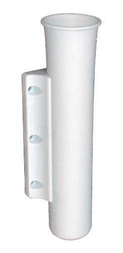 Porta Caña Plástico Blanco Lateral Para Exterior Lancha