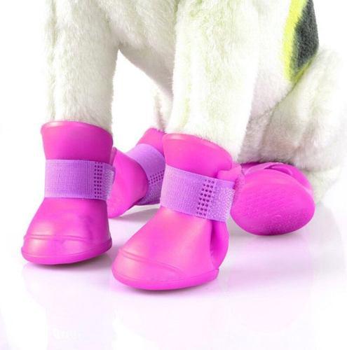 Botitas Perro X4 (l) Botas De Lluvia Silicona Zapato