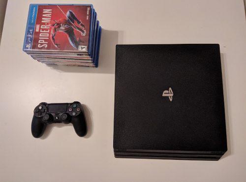 Ps4 Pro 1tb + Juegos, No Permuto Vendo Ya!