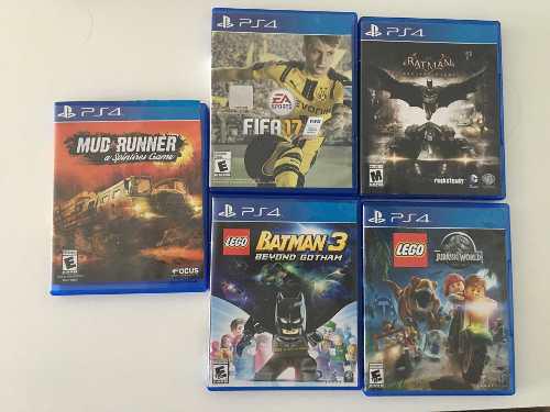 Set De 5 Juegos De Play Station 4 Ps4