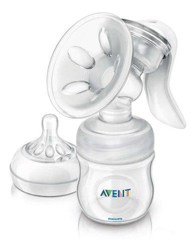 Sacaleche Manual Natural Avent + Mamadera De 125 Ml