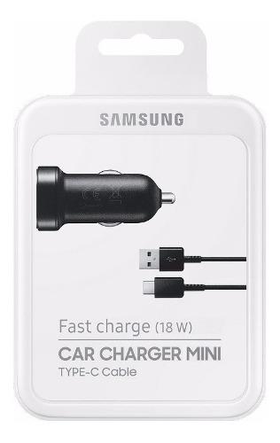 Cargador Auto Samsung Original Fast Charge Usb Tipo Type C