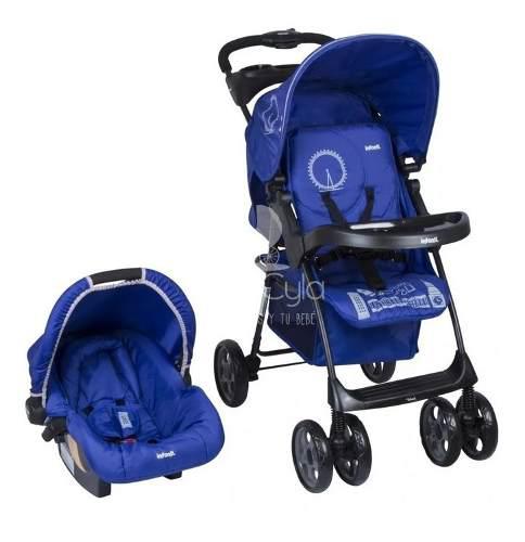 Coche Travel System Infanti E16 + Huevito + Cobertor Lluvia