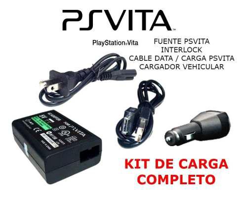 Kit Completo De Carga Psvita Oferta Unica Hasta Agotar Stock