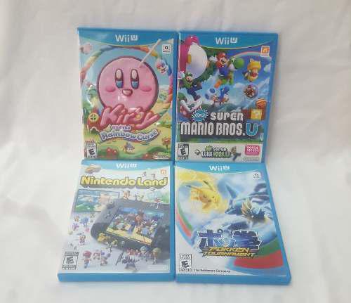 Nintendo Wii U Juegos Kirby Super Mario Luigi Pokemon Land