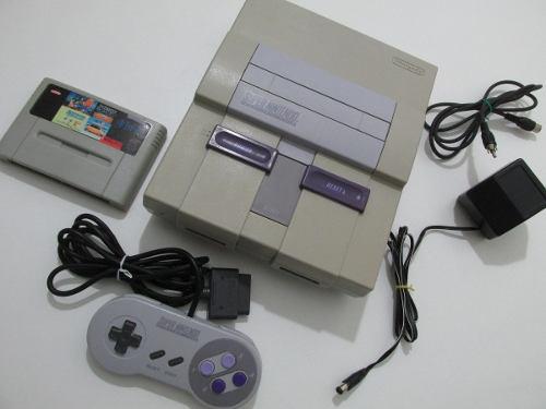 Super Nintendo / Snes + Cartucho 4 In 1 | Un12109129