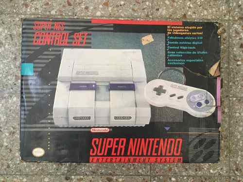 Super Nintendo Super Nes Control Set Colecion