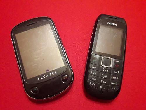 Celulares Nokia Y Alcatel Para Repuestos Prenden Pero Fallan