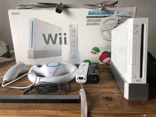 Consola Nintendo Wii Como Nueva Original En Caja Mariokart