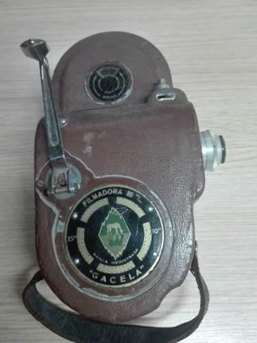 Filmadora Gacela 16mm Fabricada En Argentina 1950