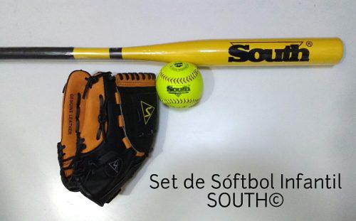 Set Softbol Infantil South - Primera Calidad