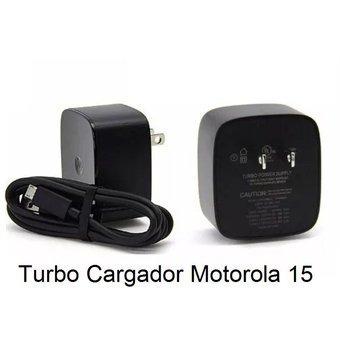 Cargador Turbo Celular Motorola 15w Carga Rápida Usb Tipo C