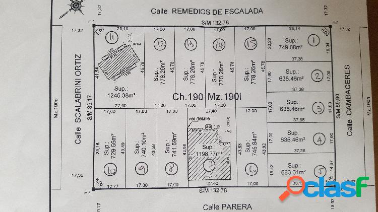 EXCELENTE OPORTUNIDAD!!!! LOTES EN LA MEJOR ZONA DE BAHIA