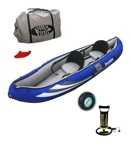 Kayak Doble Canoa Inflable Simil Colorado Frontier Inflador