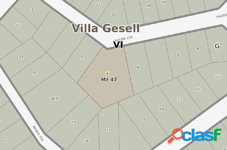 Ref: 1532 - Lote en Venta - Villa Gesell - Zona Medanos del