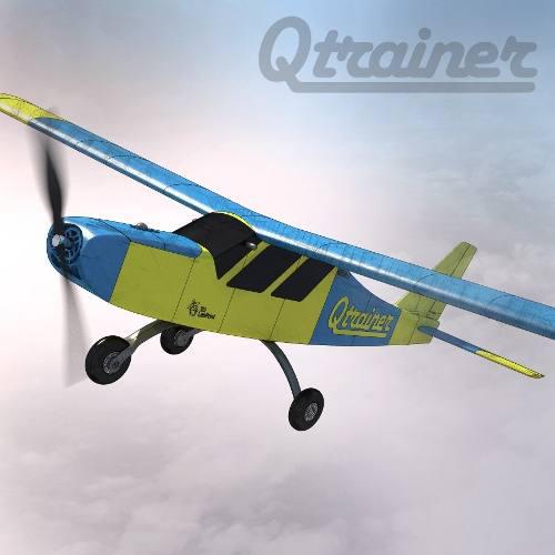 Avion Electrico Rc Qtrainer Impreso En 3d Kit (seña 25%)