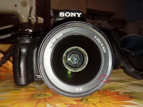 Camara De Fotos Sony Alfa 390 Con Detalles Y Estuche