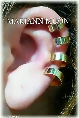 Ear Cuff Aro Solitario 4 En 1 Oferta.mariann Moon