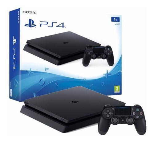 Consola Ps4 Slim 1 Tb + 1 Juego A Eleccion / Makkax