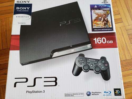 Ps3 Playstation 3 160gb + Joysticks + 4 Juegos + Base Carga