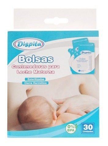 Bolsas Contenedoras Dispita Leche Materna Bebe 30 Unidades