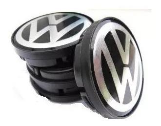 Kit X 4 Tapas Para Centro De Llanta Vw Gol Fox Suram Bora