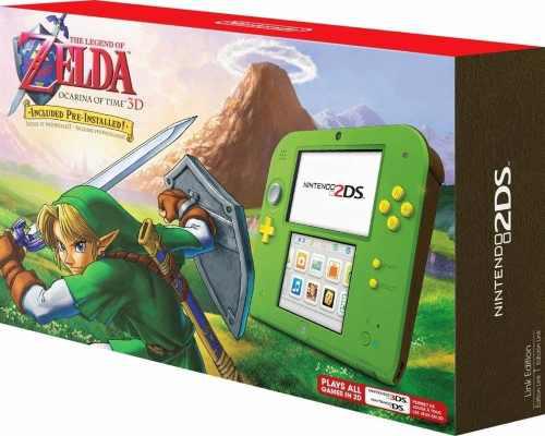 Consola Nintendo 2ds Con Legend Of Zelda Ocarina Nueva