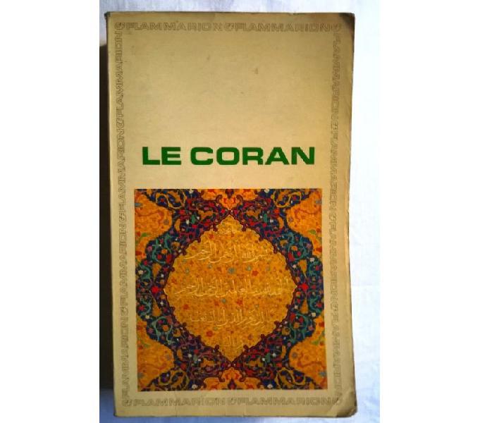 El Corán, en francés, impreso en París en 1970.-
