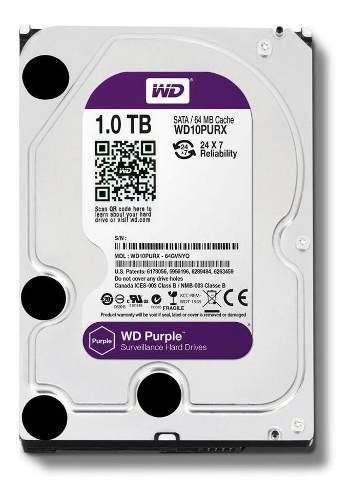 Disco Rigido 1tb Purple Western Digital Dvr Seguridad Wd