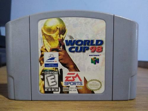 Juego Nintendo 64 World Cup 98 Original Excelente Estado