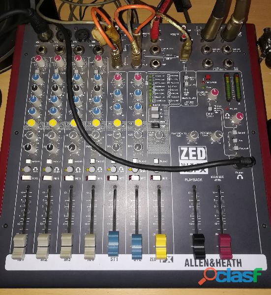 Consola Allen And Heath Zed60 10fx Mixer