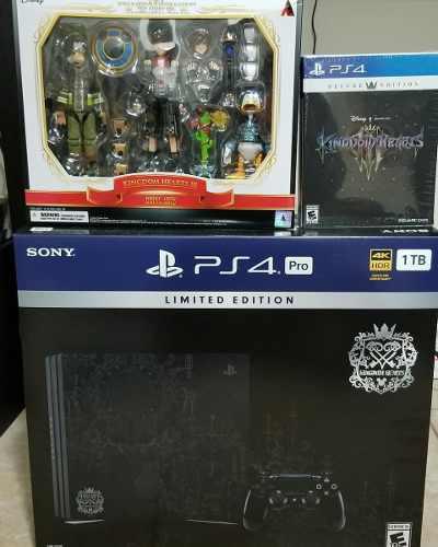 Ps4 Pro 1tb + Kingdom Hearts 3 Edición Especial Exclusiva..