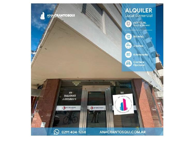 ALQUILER LOCAL COMERCIAL - VIEYTES 98