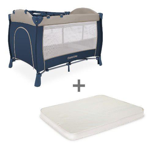 Combo Colchon Impermeable + Practicuna Eco Azul
