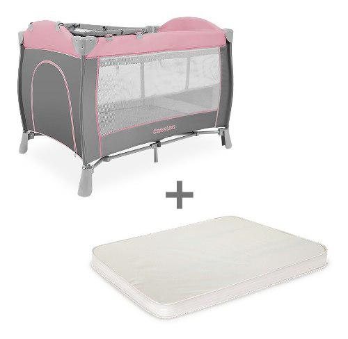 Combo Colchon Impermeable + Practicuna Eco Rosa