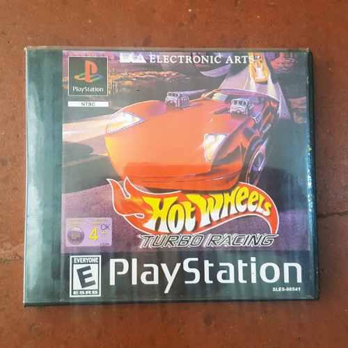Hot Wheels Turbo Racing Juego Playstation Ps1 Disco Plateado