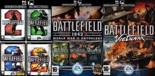 Battlefield 1942 + 2 + Vietnam (3 Juegos) Pc Digital