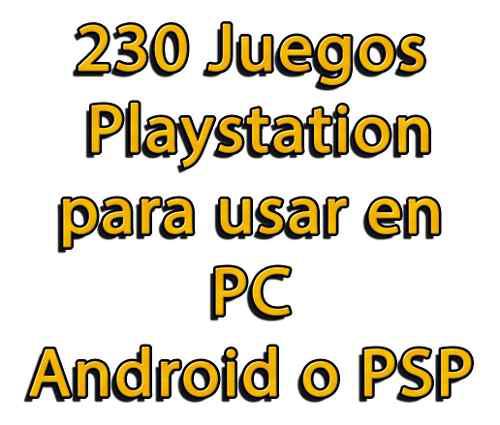 Emulador De Playstation + 230 Juegos De Los Mejores Para Pc