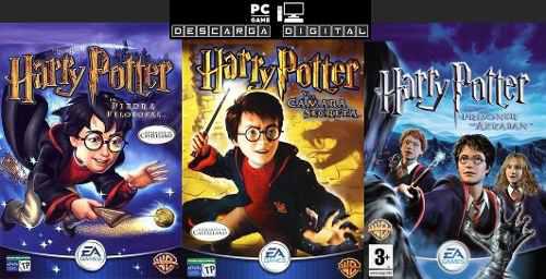 Harry Potter 1 + 2 + 3 (3 Juegos) Pc Digital Español